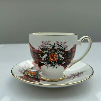 Buy Royal Grafton Cup & Saucer Set Bone China Royal Stewart Clan Scotland New • 18£