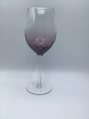 Buy Pier 1 Amethyst Purple Crackle Balloon Wine Glass Goblet 16oz Replacement Glass • 20.87£