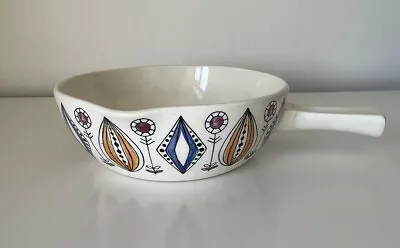 Buy Mid Century Pouring Bowl / Serving Dish Retro Pattern Egersund Norway • 10£