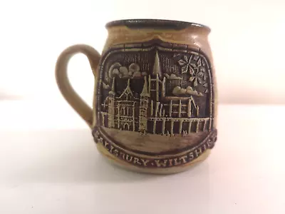 Buy Hand Made Pottery Mug Salisbury, Wiltshire UK 3D • 10.92£