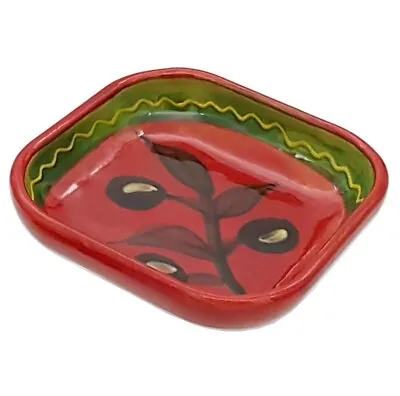 Buy Square Tapas Dish Bowl 12x12 Cm Traditional Spanish Handmade Ceramic Pottery • 8.99£