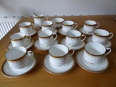 Buy Paragon Athena Tea Set - 11 Cups & Saucers, Jug & Sugar Bowl • 40£