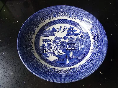 Buy Vintage Willow Pattern Bowl, 8 Inches,Ringtons James Broadhurst, Made In England • 1.99£