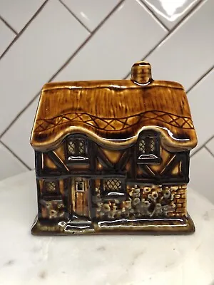 Buy Vintage Szeiler Studio England Pottery Cottage House Money Box  • 0.99£
