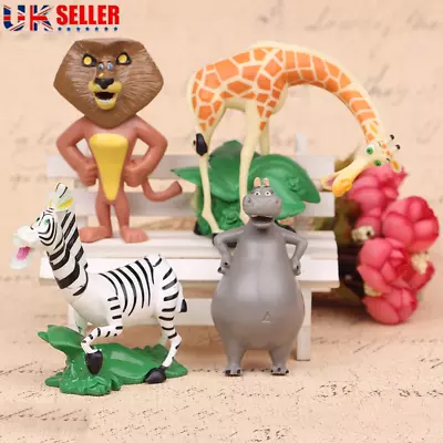Buy 4pcs Movie Madagascar  Action Figures Cake Toppers Animal Penguin DOLL Toys • 7.85£