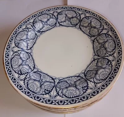 Buy Vintage 1920's Wedgwood Blue Floral Set Of 6 Side Plates  • 5£