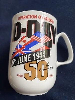 Buy D-Day Operation Overlord 40th Anniversary Mug. 1944-1994. James Dean Pottery • 2.90£