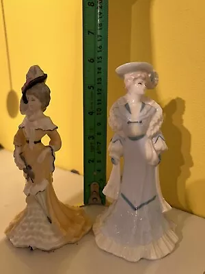 Buy HOUSE CLEAR.  2x Coalport  Figurines  Lady Eliza 1992 And Lady Catherine 1994 • 18£