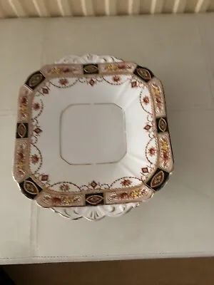 Buy Melba Bone China Square Plate Vintage Gold Edged Collectable Rare • 3.95£