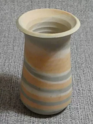 Buy Pog Crafts Blue/sand Swirl Porcelain Vase Unglazed Fielder Mcgrath • 12.95£