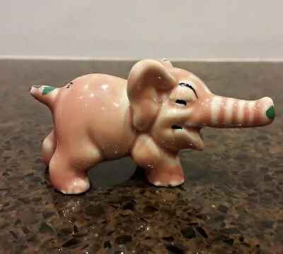 Buy Wade Shamrock Irish Pottery Stick To Water Irish Pink Elephant Figurine No 20  • 6£