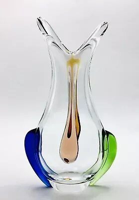 Buy Vintage Mstisov Czech Glass Vase • 44.99£