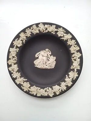 Buy England Made Wedgwood Black Jasperware Beautiful Mini Art Plate • 7.50£