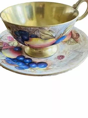 Buy Aynsley Orchard Gold Cup And Saucer • 79.95£