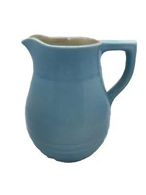 Buy Govancroft Glasgow Pottery Jug A3 Blue Turquoise 16.5 Cm Tall Stamped Base • 7.99£