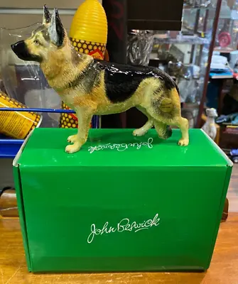 Buy Lovely Rare John Beswick German Shepherd JBD98 Figurine Made In England SU945 • 36£