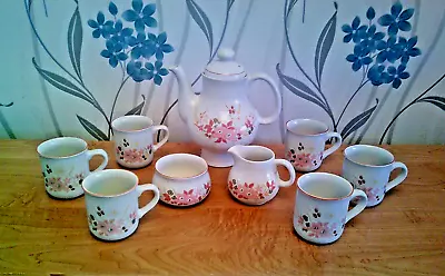 Buy Boots “Hedge Rose” Coffee/Tea Set - Coffee/TeaPot, Milk Jug, Sugar Bowl And Mugs • 24.95£