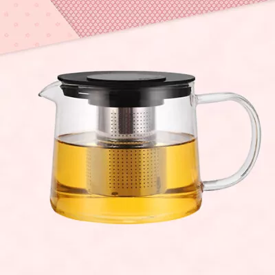 Buy  Glass Teapot Kungfu Teaware Loose Leaf Pitcher Chinese Strainer Heatable • 15.34£