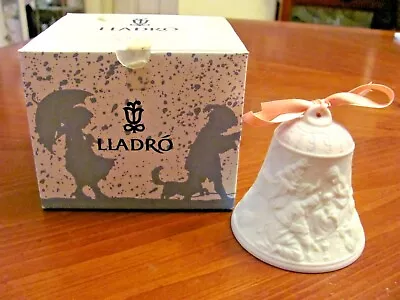 Buy Lladro Spain Bisque Porcelain Embossed 'nativity Scene' Christmas Bell 1997 Mib • 23.71£