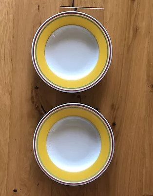 Buy Villeroy &  boch Switch 1 Beala - Two Soup Bowls/deep Plates - Yellow - Vgc • 20£