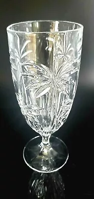 Buy Czech Bohemia Cut Crystal Majesty Palm Water Goblets Glasses 2 Pcs Thick Heavy  • 18.31£