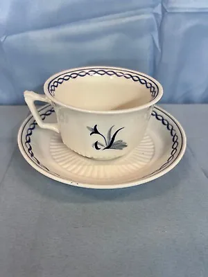 Buy Adams Wedgwood Baltic White Floral English Ironstone 1657 Cup And Saucer • 9.50£