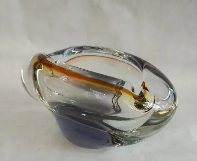Buy Vintage Bohemian Czech Crystalex Novy Bor Art Glass Bowl  • 20£
