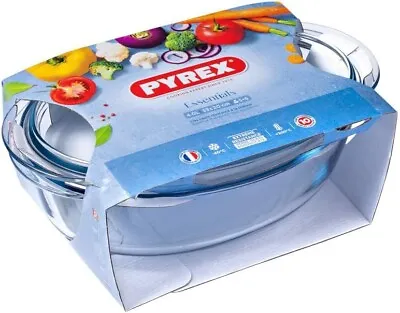Buy Pyrex Oval Casserole Bakeware Dish 4.0  Litre With Glass Lid Size 33 X 20 X13 Cm • 15.75£