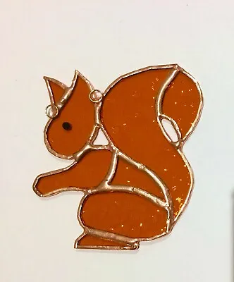 Buy Stained Glass Squirrel. Sun Catcher. Handmade. • 7£