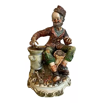 Buy Authentic CAPODIMONTE Old Chestnut Seller Large Figurine IT82 820 - VGC • 90£