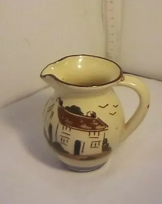 Buy DEVONSHIRE POTTERY Torquay Small JUG   With Cottage And Motto ..Ron Jackson • 12£