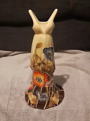Buy Old Tupton Ware 30cm Dress Shaped Vase Hand Painted  • 24.99£