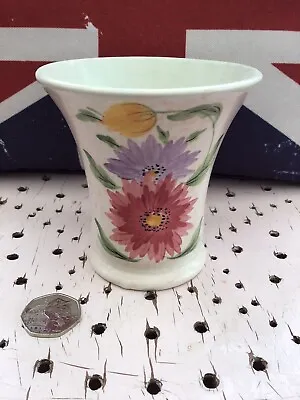 Buy Vintage E. Radford Hand Painted Flower Vase • 8£