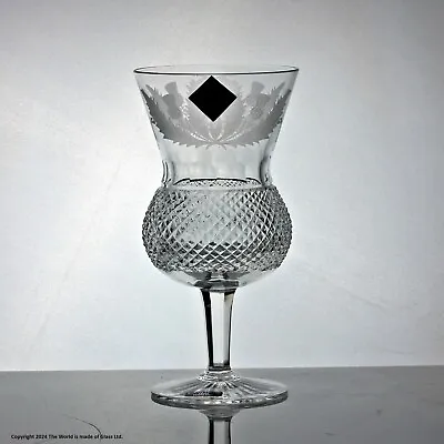 Buy Edinburgh Crystal Thistle Pattern Water Goblet • 95£
