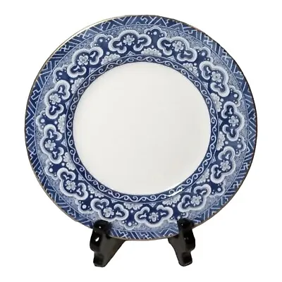 Buy Ralph Lauren Wedgwood Empire Blue White Bread Plate 6  Bone China Gold Rim • 18.91£