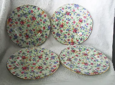 Buy ##Royal Winton Grimwades ‘Old Cottage Chintz’  X 4 Side Plates • 21.50£