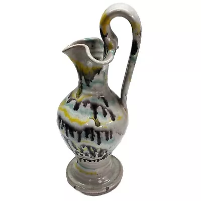 Buy Studio Art Pottery Redware Vase Handle Shenandoah Skyline Drive VA National Park • 13.46£