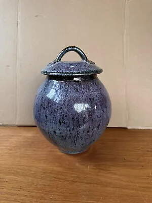 Buy Vintage Signed Clovelly Pottery 1994 Beautiful Glaze Large Lidded Pot Studio • 44.99£