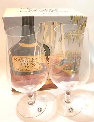 Buy 2x 1960s/70s Dartington Crystal Large Brandy Snifters Glasses England Boxed • 28£