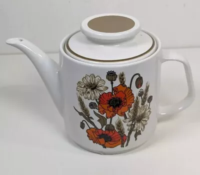 Buy J&G Meakin Studio Vintage Coffee Pot Teapot Poppies Print Design 1 Litre  • 14.99£