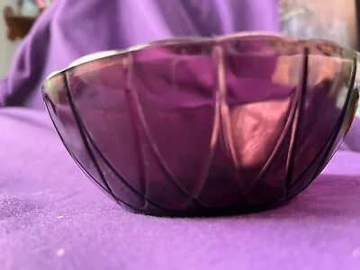 Buy Newport (Hairpin) Depression Glass Cereal Bowl--Amethyst • 15.44£