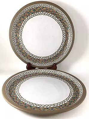 Buy Midwinter Braid Dinner Plates Lot Of 2 England 10.5  Vintage 1985 Wedgwood Group • 33.20£