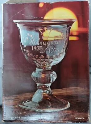 Buy Vintage Limited Edition Holmegaard Jubilee Goblet -Crystal Glass • 8.25£