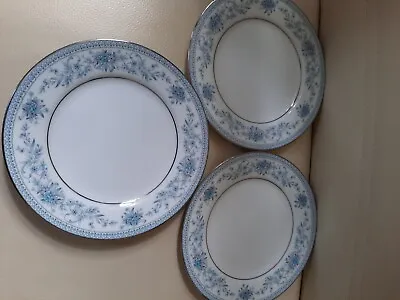 Buy 3 Contemporary By Noritake Dinnerware BLUE HILL 2482 Side Plates 16cms  • 10£