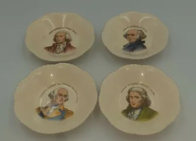 Buy 1950s Bristol Pottery (England) Limited Edition U.S. Presidents Miniature Plates • 18£