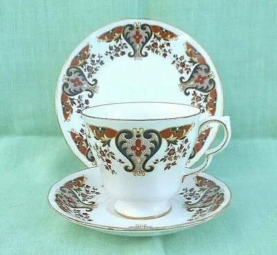 Buy Vintage Colclough Royale Bone China Tea Trio - Tea Cup, Saucer & Plate • 8.99£
