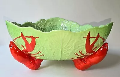 Buy Vintage Carlton Ware Lobster Bowl, Leaf Salad Bowl With Servers. Beautiful Set. • 22.50£