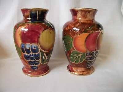 Buy Vintage Pair Oldcourt Ware Vases – Ref 3043 • 22.50£