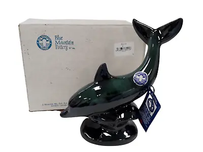 Buy Blue Mountain Pottery Dolphin Figurine Glass Home Decoration Boxed 8.5x6.5x3.6  • 9.99£