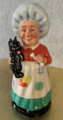 Buy ROYAL DOULTON CHINA LADY FIGURE OLD MOTHER HUBBARD WITH DOG No. DNR3 PERFECT • 22.99£
